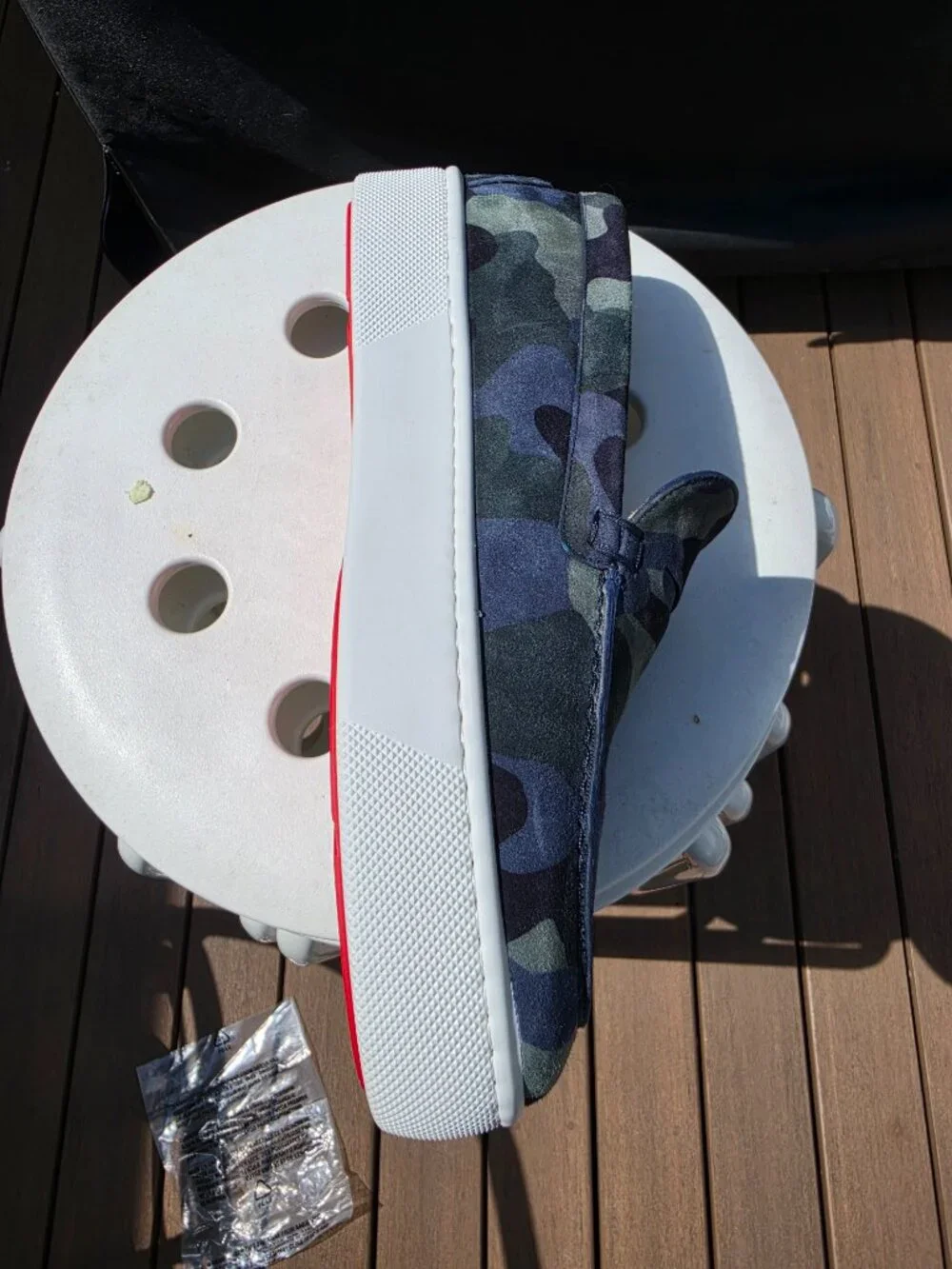 Christian Louboutin Paqueboat Flat 'Multi-Color Camo